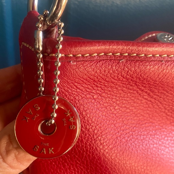 The Sak red leather crossbody bag! Gently used. - Picture 3 of 5